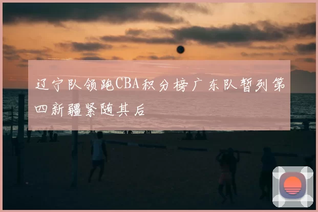 辽宁队领跑CBA积分榜广东队暂列第四新疆紧随其后